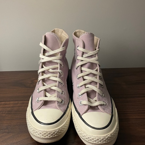 Converse Women's Lavender High-Top Sneakers - Picture 4 of 6